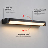 Luminária Externa Led Ajustável à Prova d'água - Casas Gael