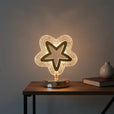 Luminária de Mesa Decorativa LED 3D Lua Estrela - Casas Gael