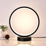 Luminária de Mesa Decorativa Redonda LED Moderna