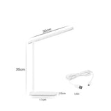 Luminária de Mesa LED Leitura Ajustável Recarregável 3 Modos - Casas Gael