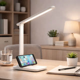 Luminária de Mesa LED Leitura Ajustável Recarregável 3 Modos - Casas Gael