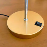 Luminária de Mesa com Cúpula Pétala Tecido e Interruptor - Casas Gael