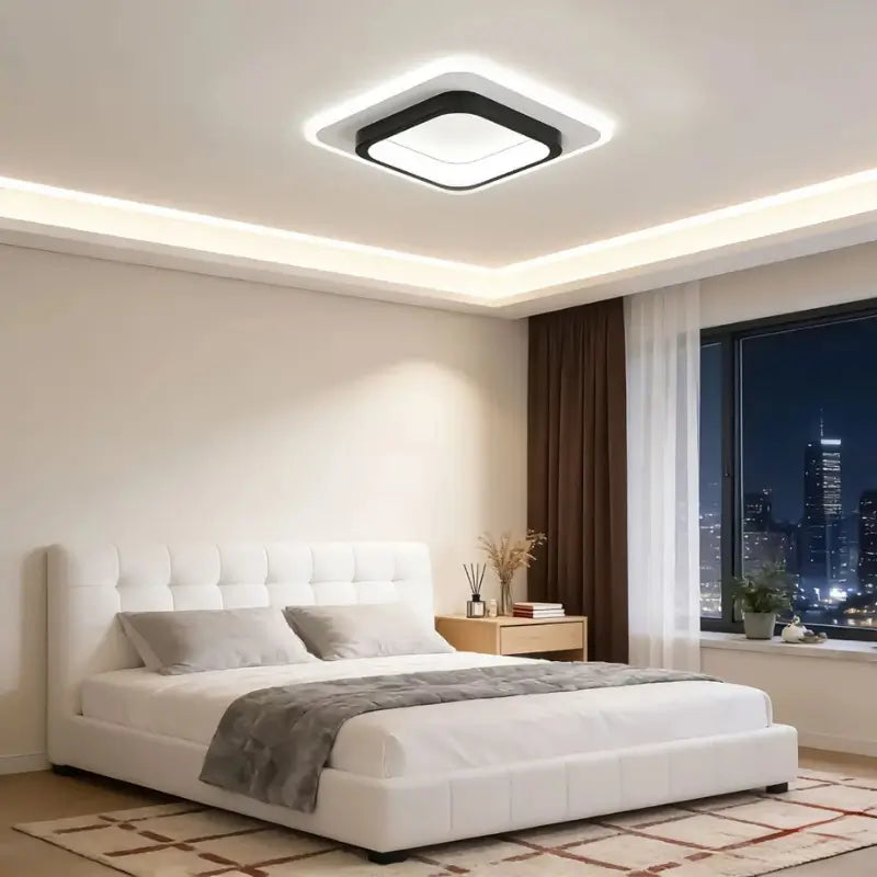 Luminária de Teto LED Moderna Plafon 3 Tons de Luz para Sala e Quarto - Casas Gael