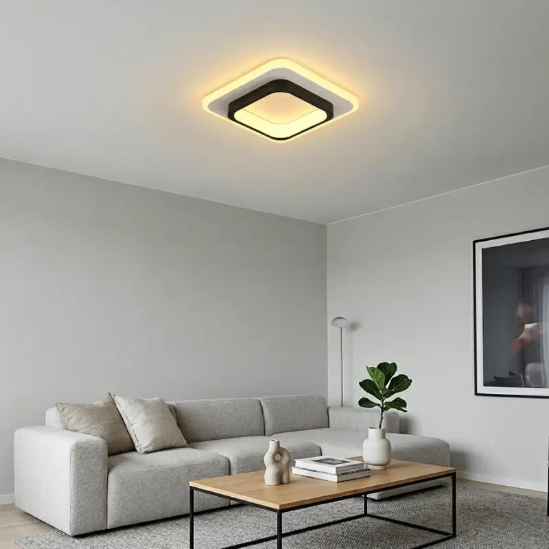 Luminária de Teto LED Moderna Plafon 3 Tons de Luz para Sala e Quarto - Casas Gael