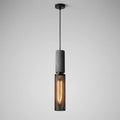 Luminária de Teto Pendente Cimento Queimado Estilo Industrial - Casas Gael