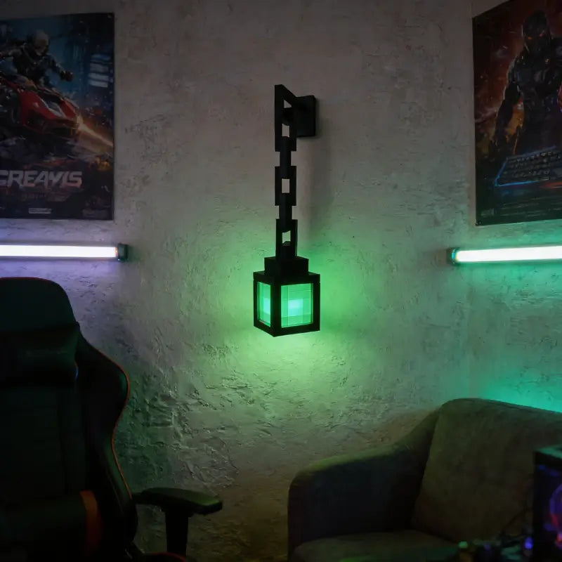 Luminária decorativa de parede efeito pixelado - Casas Gael