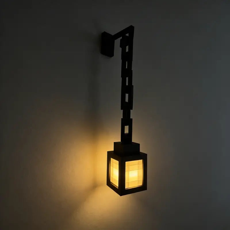 Luminária decorativa de parede efeito pixelado - Casas Gael
