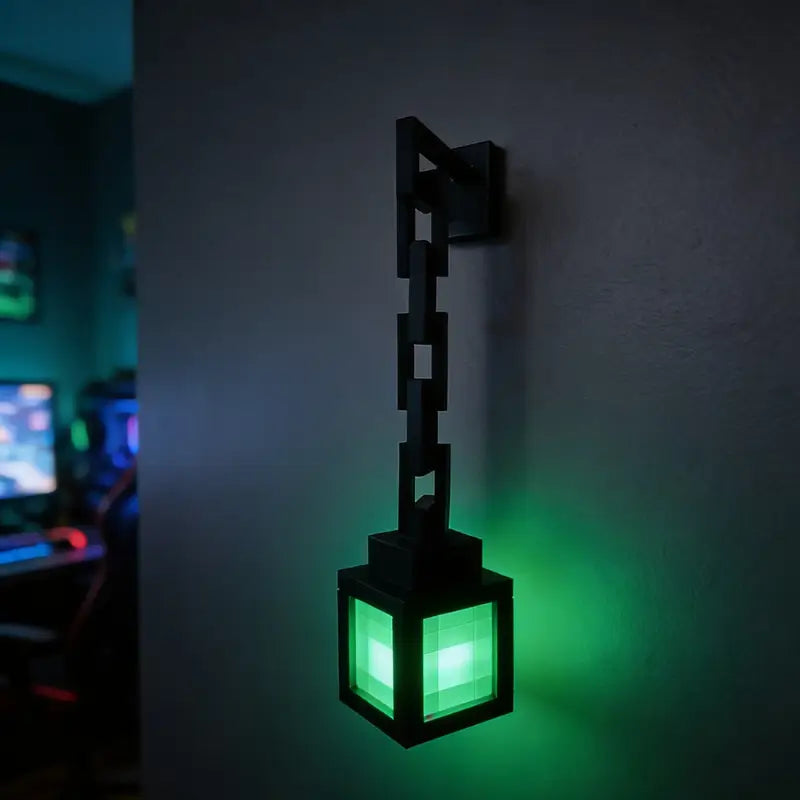 Luminária decorativa de parede efeito pixelado - Casas Gael