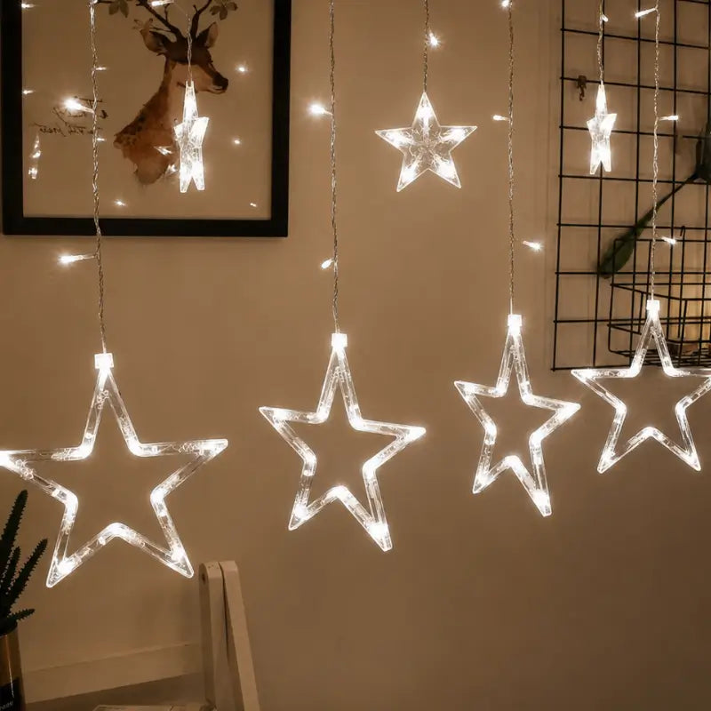 Pisca Pisca Cascata de Natal Estrela 3m 110V - Casas Gael 