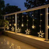 Pisca Pisca Cascata de Natal Estrela 3m 110V - Casas Gael 