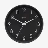 Relógio de Parede Preto Minimalista