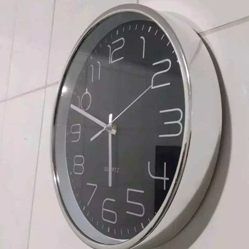 Relógio de Parede Automático Moderno 30cm -  Casas Gael