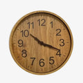 Relógio de Parede Moderno Wooden 30cm - Casas Gael
