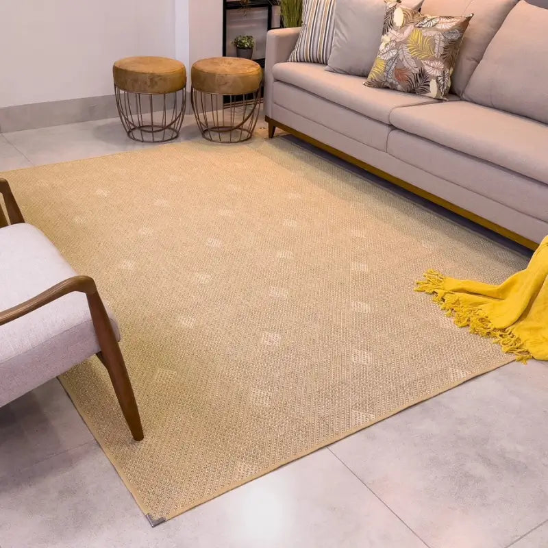 Tapete Sisal para Sala Antiderrapante 150x200cm - Casas Gael