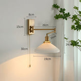 Arandela de Parde Articulada Retrô dourada - Casas Gael