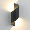 Arandela Externa de Parede Led Espiral