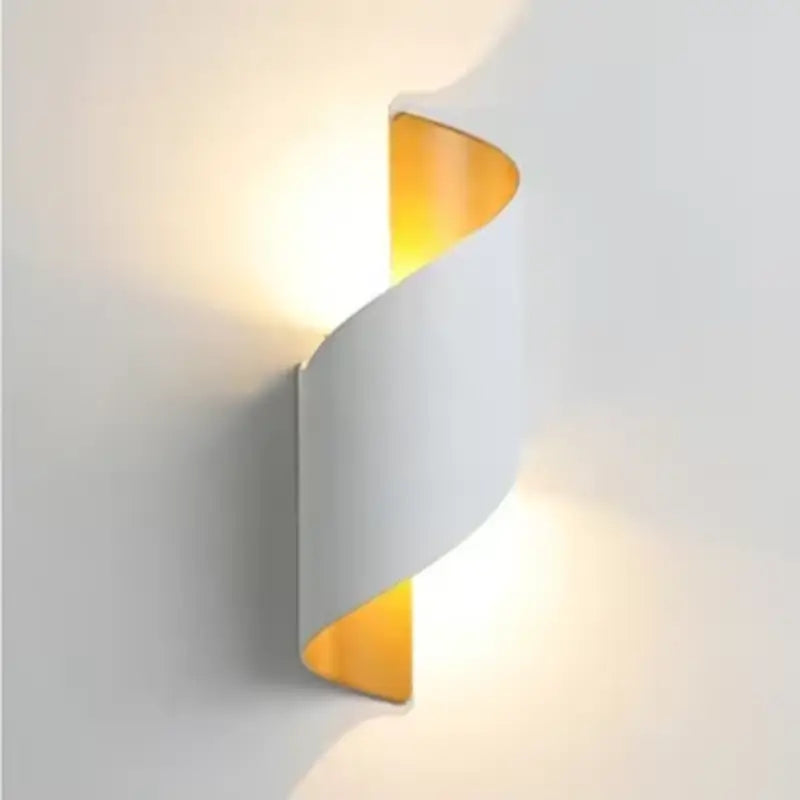 Arandela Externa de Parede Led Espiral