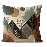 Conjunto 4 Capas de Almofadas Decorativas Tons Terrosos - Casas Gael