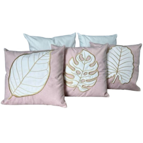Conjunto 5 Capas de Almofada Bordada Boho Chic - Casas Gael