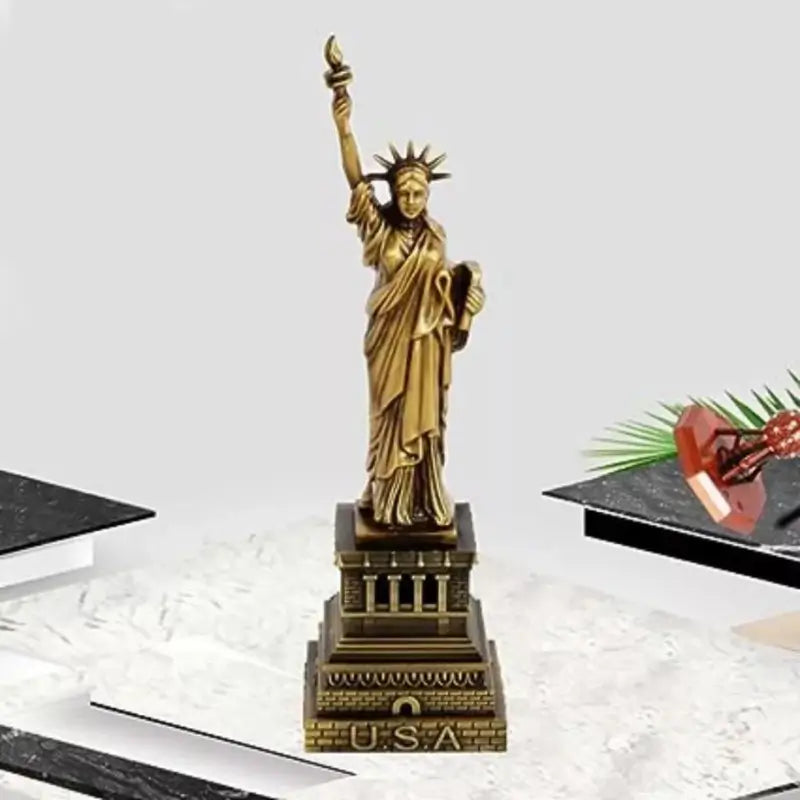 Estatueta Decorativa Estátua da Liberdade Em Metal