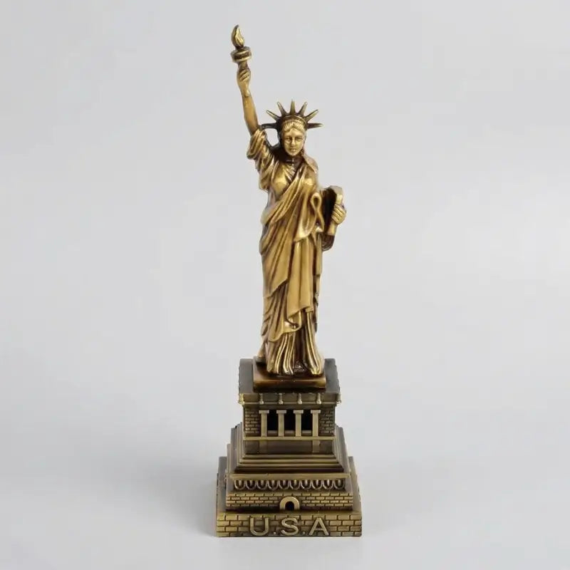 Estatueta Decorativa Estátua da Liberdade Em Metal