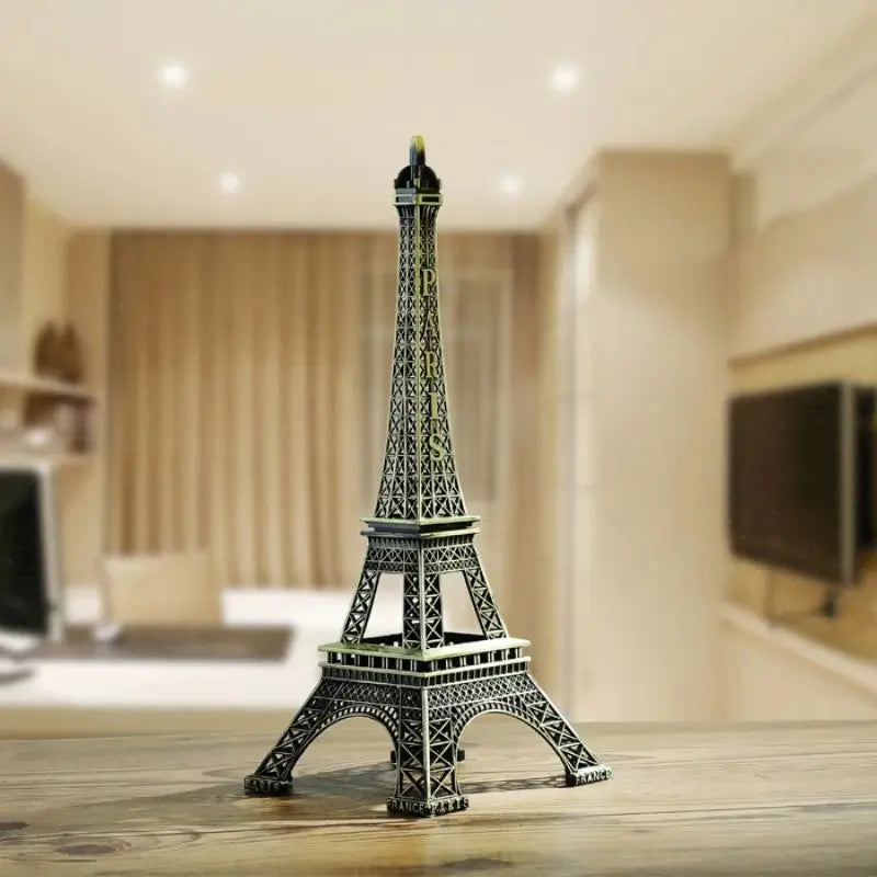 Estatueta Decorativa Torre Eiffel Em Metal