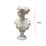 Estatueta Grega Decorativa Busto Deusa Artemis