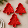 Kit 3 Pratos de Natal Decorativos Árvore - Casas Gael
