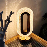 Luminária de Mesa Cristale Oval Luxuosa - Casas Gael