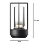 Luminária de Mesa Decorativa em Metal LED Dimerizável - Casas Gael