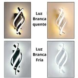 Luminária de Parede Espiral Moderna - Casas Gael