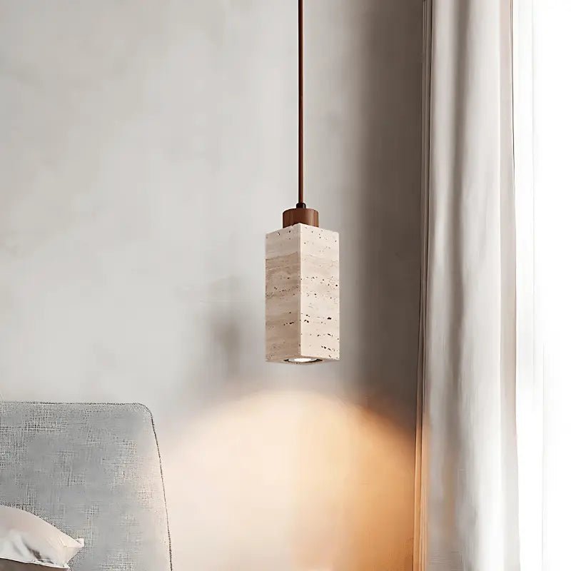 Pendente Japonês de Mármore Estilo Wabi Sabi - Casas Gael