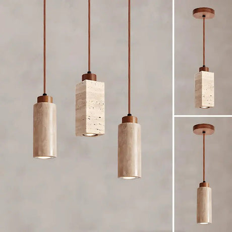 Pendente Japonês de Mármore Estilo Wabi Sabi - Casas Gael