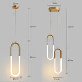 Pendente Minimalista Metal e Led - Casas Gael