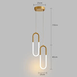 Pendente Minimalista Metal e Led - Casas Gael