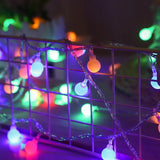 Varal de luzes decorativa para natal - Casas Gael